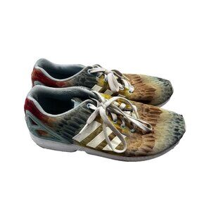 Adidas Shoes Women's 11 ZX Flux Multicolor Floral Torsion Sneakers